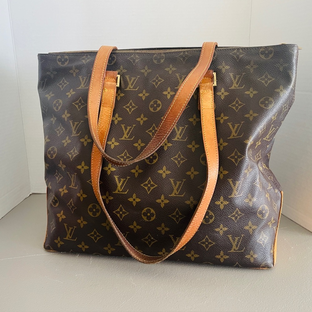 Louis Vuitton Large Monogram Cabas Mezzo Tote Bag